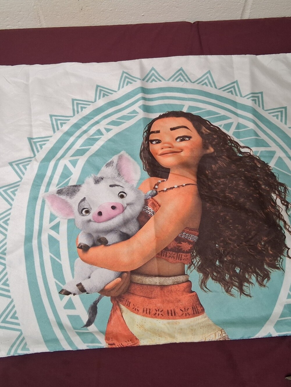 Disney Moana Standard Size Pillowcase.